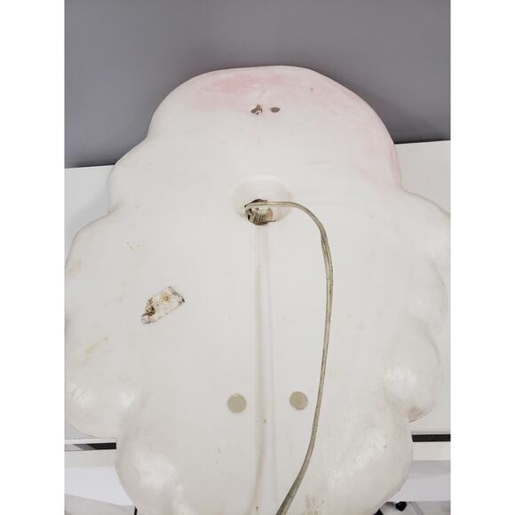 Vintage‎ Christmas Light Blow Mold Santa Face Head 21.5” Union Products Hanging - Picture 9 of 9